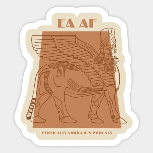 Ethnically Ambiguous AF Sticker